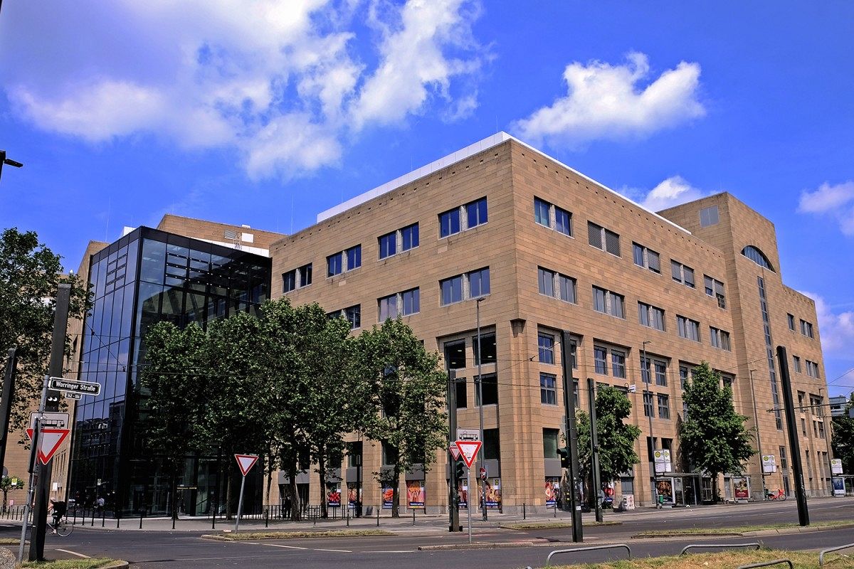 Exterior view of the FFT theatre