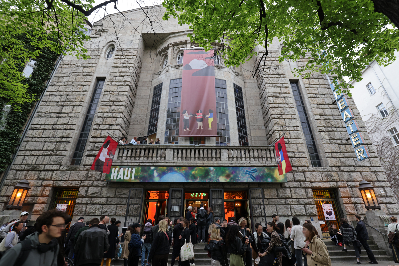 Außenansicht des Theaters HAU 1